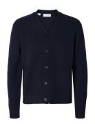 Slhcody Ls Knit Relaxed Cardigan Noos Selected Navy