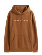 Tjm Reg Linear Logo Hoodie Ext Tommy Jeans Brown