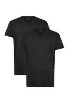 V-Neck T-Shirt 2-Pack GANT Black
