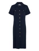 Vis Twill S/S Shirt Dress Tommy Hilfiger Navy
