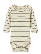 Nbmgeo Lim Ls Slim Body Lil Lil'Atelier Cream