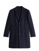 Dc Wool Mix Coat Tommy Hilfiger Navy