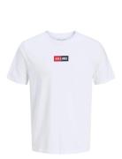 Jjpan Tee Ss Crew Neck Jnr Jack & J S White
