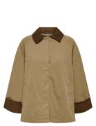 Onlorchid Mix Cordoroy Parka Coat Cs Otw ONLY Beige