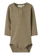 Nbmgayo Sim Ls Slim Body Lil Lil'Atelier Brown