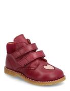 Shoes - Flat - With Velcro ANGULUS Burgundy