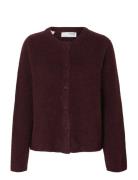 Slflulu New Ls Knit Cardigan Noos Selected Red