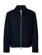 Slhphilip Wool Blend Jkt Noos Selected Navy