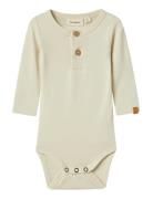Nbmgayo Sar Ls Slim Body Lil Lil'Atelier Cream