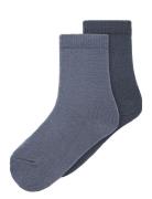 Nmmwakta Wo/Vi 2P Sock Name It Navy