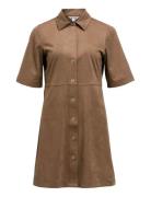 Objfenja Scarlet 3/4 Short Dress E Wi 25 Object Brown