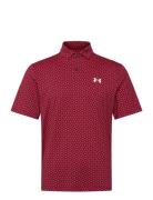 Ua T2G Printed Polo Under Armour Red