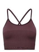 Hmlyoga Seamless Low Support Bra Hummel Burgundy