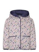 Flowers Print Quilted Anorak Mango Patterned