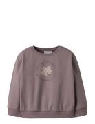 Nmfviloui Ls Rlx Sweat Bru Name It Purple