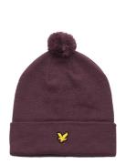 Golf Merino Blend Beanie Lyle & Scott Sport Burgundy