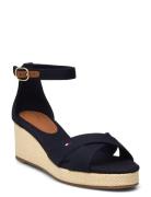Flag Criss-Cros Mid Wedge Espad Tommy Hilfiger Navy