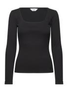 Ls Square Neck Lee Jeans Black