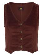 Fitted Vest Lee Jeans Brown