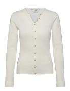 Washed Waffle Henley Lee Jeans White