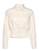 Femme Peplum Shirt Wrangler Cream