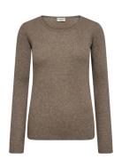 Bs Asdis Regular Fit Knitwear Bruun & Stengade Beige