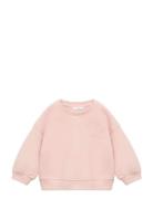 Sweatshirt With Embroidered Star Mango Pink