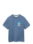 Embossed Sonic T-Shirt Mango Blue