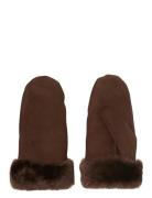 Doa Shearling Mitten Becksöndergaard Brown