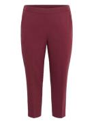 Kcsakira Cropped Pants Kaffe Curve Red