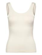 Studio Deep Back Tank Top Björn Borg Cream