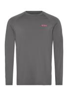 Borg Performance Long Sleeve Brushed T-Shirt Björn Borg Grey