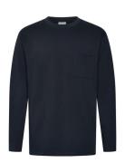 Over D Pocket Tee L/S Lindbergh Navy