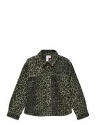 Vmlenora Hayden Ls Leo Denim Shirt Girl Vero Moda Girl Green