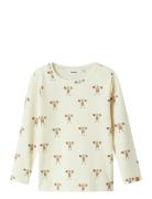 Nmmlavo Enk Ls Slim Top Lil Lil'Atelier Cream