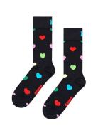 Heart Sock Happy Socks Black
