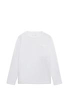 Long-Sleeved T-Shirt With Pocket Mango White