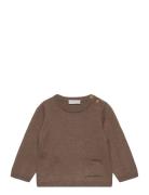 Knit Pocket Sweater Mango Beige