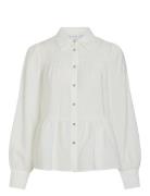 Vikatria New L/S Shirt Vila White