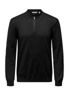 Onswyler Life Reg 14 Half Zip Polo Knit ONLY & SONS Black