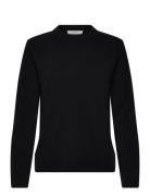 Rwlaica Cashmere Ls O-Neck Pullover Rosemunde Black
