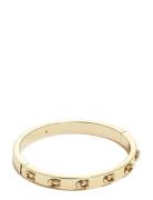 Coach Signature C Hinged Bangle Bracelet Coach Accessories Gold