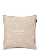 Herbarium Linen/Cotton Pillow Cover Lexington Home Beige