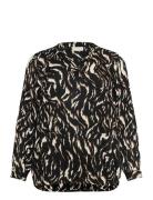 Kcdiana Blouse Kaffe Curve Brown