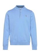 Shield Cotton Half Zip GANT Blue