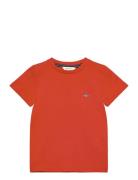 Shield Ss T-Shirt GANT Orange