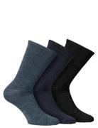 Knitted Merino Socks In 3-Pack Alpacasocks&Co Patterned