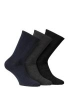 Knitted Merino Socks In 3-Pack Alpacasocks&Co Patterned