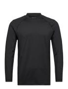 Borg Mock Neck Ls T-Shirt Björn Borg Black