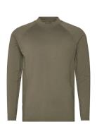Borg Mock Neck Ls T-Shirt Björn Borg Green